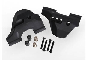 Traxxas Suspension arm guards, front (2)/ guard spacers (2)/ hollow balls (2)/ 3X16mm BCS (8)