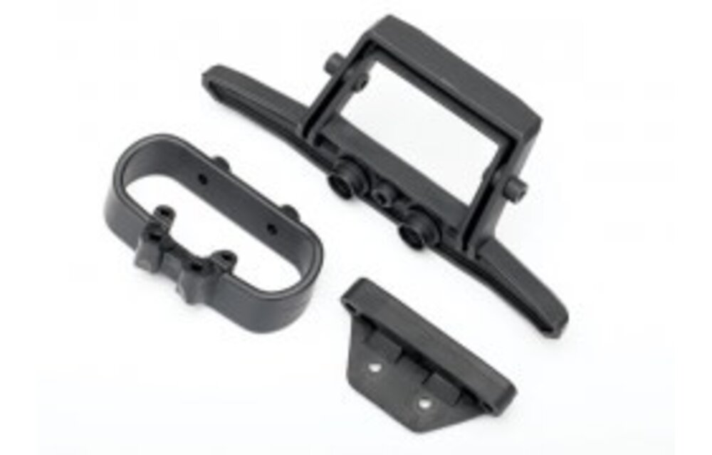 Bumper, rear/ bumper mount, rear  TRA6737