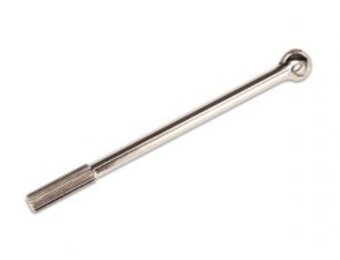 Traxxas Half shaft, external splined (steel-spline constant-velocity) (1) (fits 2WD Rustler/Stampede)