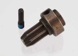 Traxxas Drive hub, front, hardened steel (1)/ screw pin (1) TRA6888X