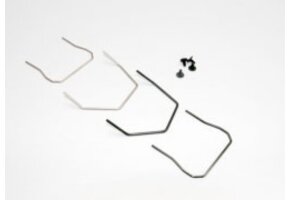 Wires, sway bar (front & rear, hard & soft) / 3x6 FCS (4)  TRA6896