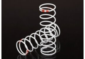 Traxxas Spring, shock, white (GTR xx-long) (0.711 rate orange) (1 pair)