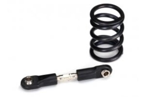 Steering link, steel/ servo saver spring, heavy duty    TRA7746X