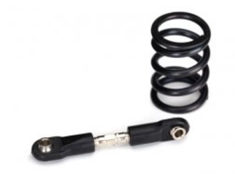 Steering link, steel/ servo saver spring, heavy duty    TRA7746X