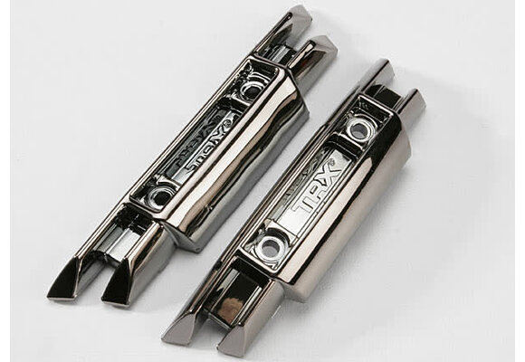 Traxxas Bumpers, front and rear (black chrome)