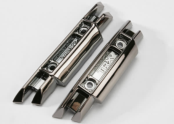 Bumpers, front and rear (black chrome)  TRA5335X