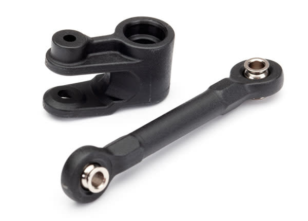 Servo horn, steering/ linkage, steering (46mm, assembled with pivot balls) TRA8947