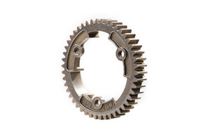 Spur gear, 46-tooth, steel (wide-face, 1.0 metric pitch) TRA6447R