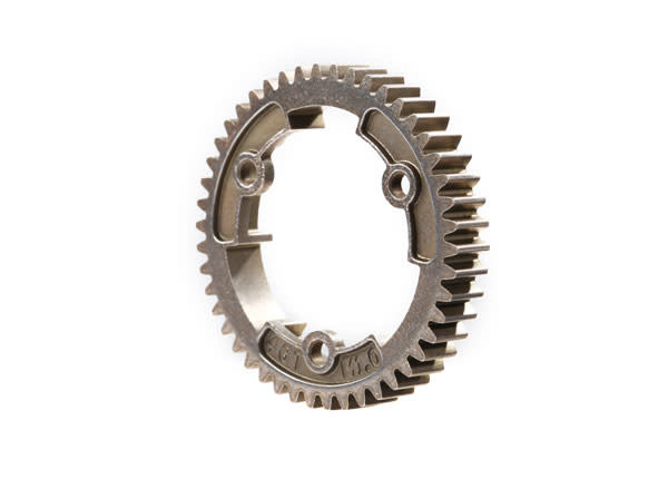 Spur gear, 46-tooth, steel (wide-face, 1.0 metric pitch) TRA6447R