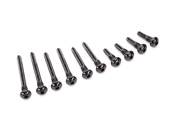 MAXX Suspension screw pin set, front or rear (hardened steel), 4x18mm (4), 4x38mm (2), 4x33mm (2), 4x43mm (2)  TRA8940