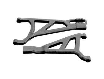 RPM Front Right A-arms Black- E-Revo Brushless