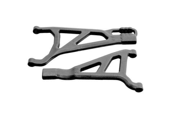RPM Front Right A-arms Black- E-Revo Brushless