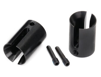 Drive cup, machined steel (2)/ 4x17mm screw pins (2) TRA8652