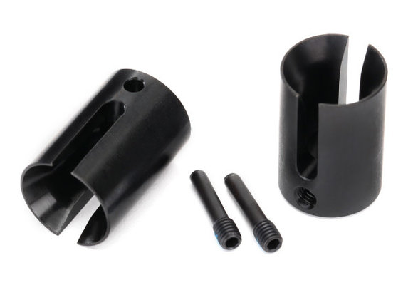 Drive cup, machined steel (2)/ 4x17mm screw pins (2) TRA8652