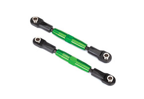 Camber links, front (TUBES green-anodized, TRA3643G