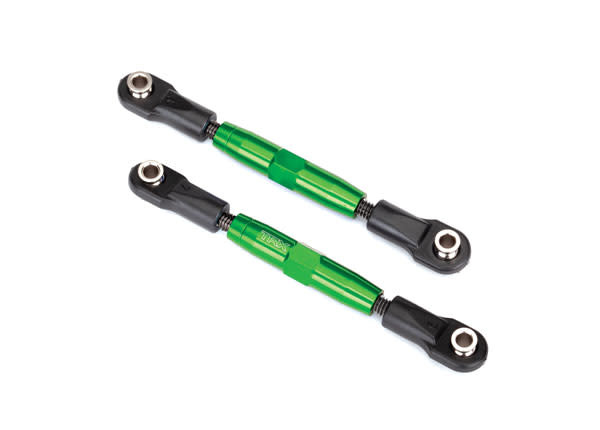 Camber links, front (TUBES green-anodized, TRA3643G
