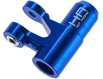 Hot Racing Aluminum Steering Servo Horn Arm (Blue): X-Maxx