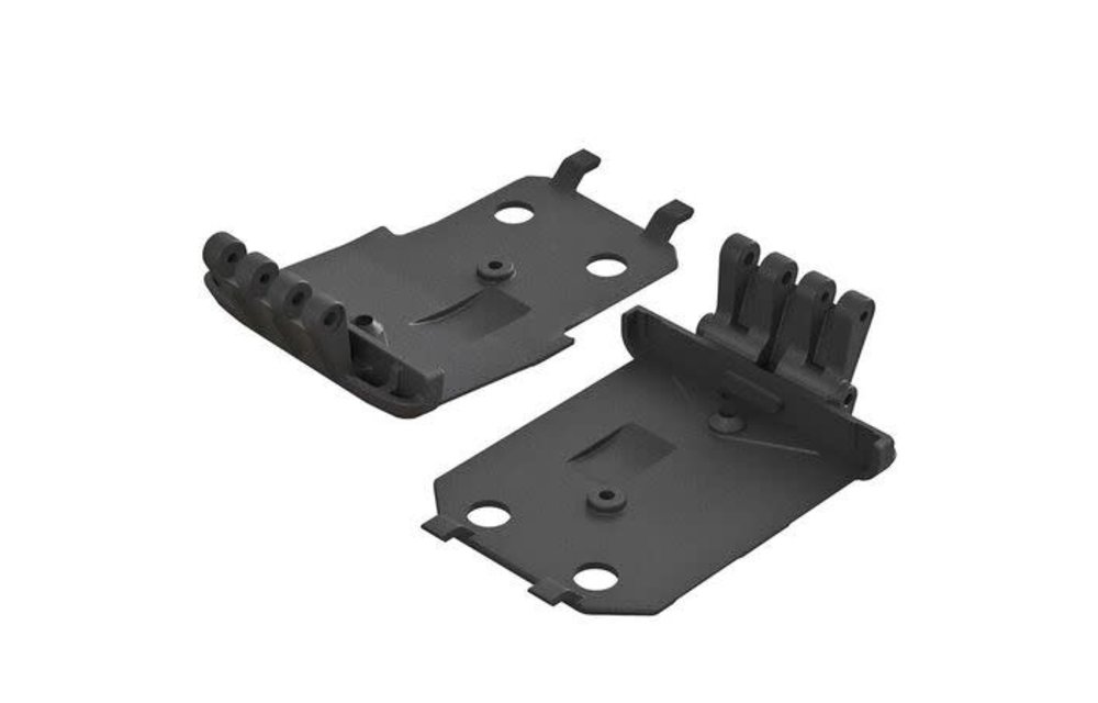 F/R Lower Skidplate (2): 4x4 Granite MEGA