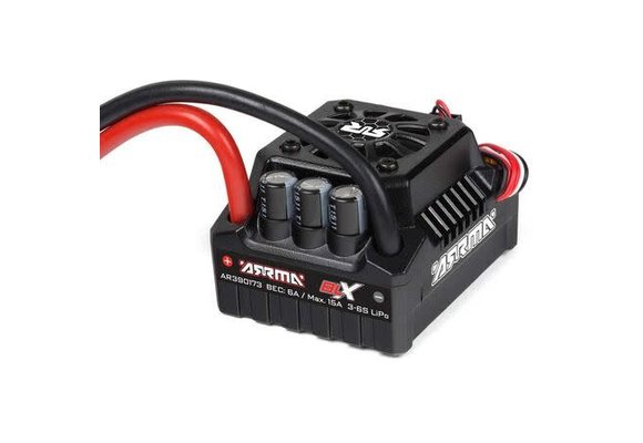 Arrma BLX200 Brushless 8th MT 6S ESC Nero ARAM1003