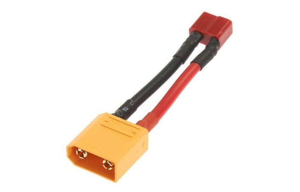 ARAC9424 XT90 to T-Plug Charging Adapter Lead Nero