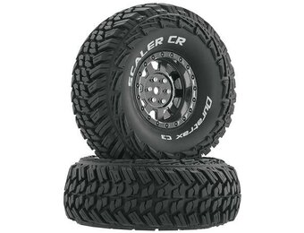 Duratrax Scaler CR C3 Mntd 1.9" Crawler Blk/Chrome (2)