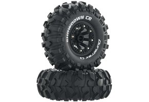 Duratrax Showdown CR C3 Mounted 2.2" Crawler Black (2)