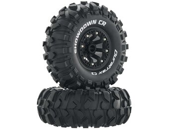 Duratrax Showdown CR C3 Mounted 2.2" Crawler Black (2)