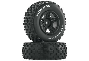 Duratrax Punch SC C2 Mounted Slash 4x4 Blitz F/R (2)