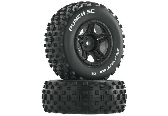 Duratrax Punch SC C2 Mounted Slash 4x4 Blitz F/R (2)