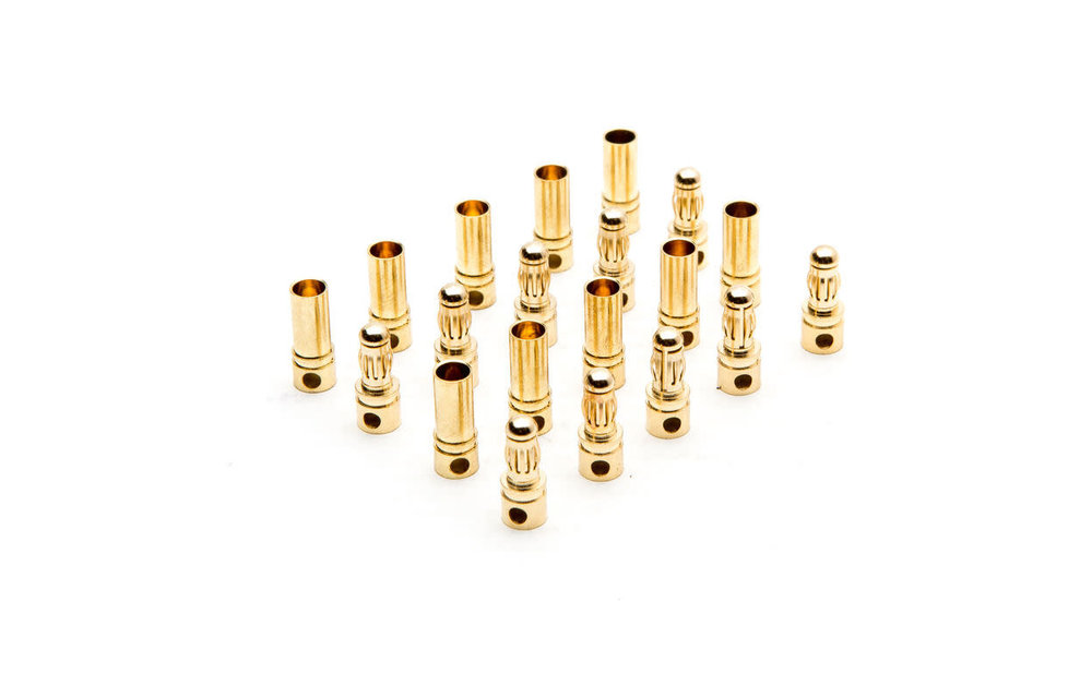 Gold Bullet Connector Set, 3.5mm (10)