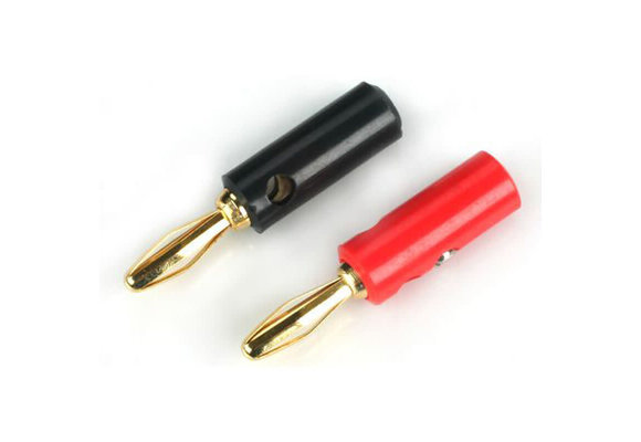 E-Flite Gold Banana Plug Set with Screws