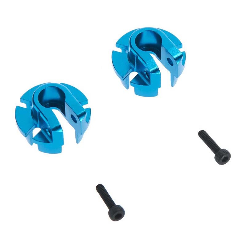 AX31431 Aluminum Shock Spring Retainer 12mm Blue