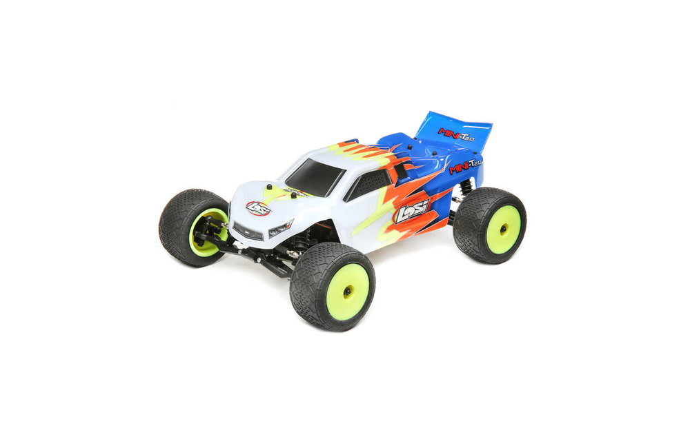 Mini-T 2.0 RTR, Blue/White: 1/18 2wd