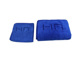 Hot Racing 90cm x 60cm Plus 30cm x 30cm Pit towel set