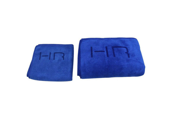 Hot Racing 90cm x 60cm Plus 30cm x 30cm Pit towel set