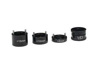 Hot Racing Aluminum Ride Height Gauge 14-20mm plus 5 10 15mm