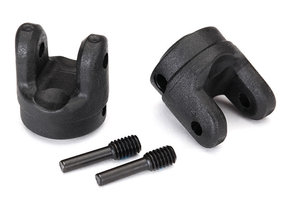Traxxas 8658 Yokes, transmission (2)/ 4x15mm screw pins (2)