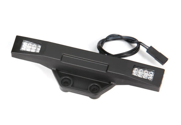 Traxxas Bumper, rear (with LED lights) (replacement for #9036 rear bumper)