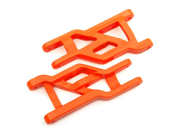 Suspension arms, orange, front, heavy duty (2) TRA3631T