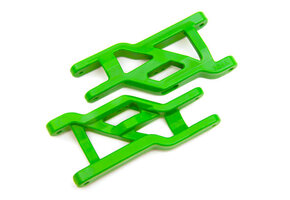 Traxxas Suspension arms, green, front, heavy duty (2)