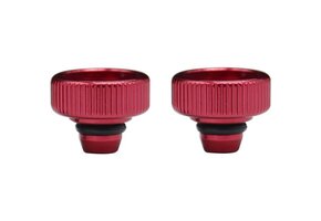 Hot Racing Battery Strap Thumb Nuts B5 B5M B6 Red HRARCSB126M02