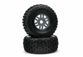 Arrma DBOOTS 'Fortress' Tire Set Glued (Grey) (2pcs) ARA550069