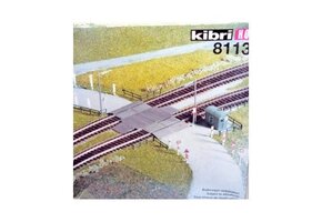KIBRI # 8113 - UNGUARDED LEVEL CROSSING - HO SCALE KIT
