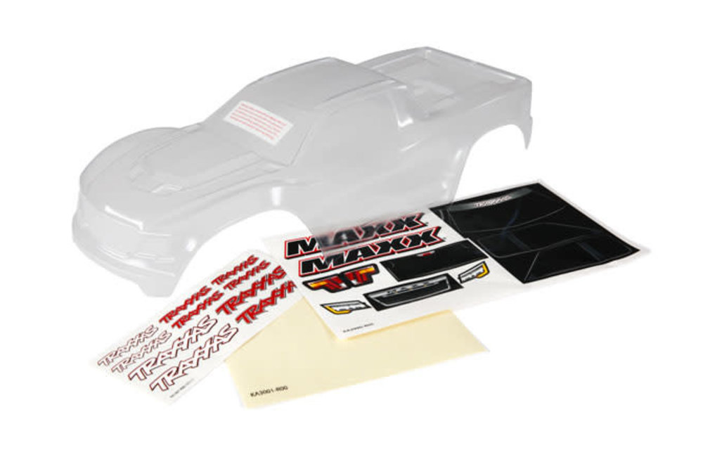 Body, Maxx (clear, requires painting)/ window masks/ decal sheet TRA8911