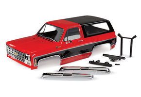Traxxas Body, Chevrolet Blazer (1979), complete (red) TRA8130R