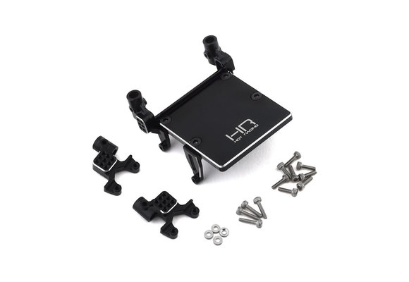 Hot Racing Aluminum Front & Rear Adjustable Shock Towers-SCX24 HRASXTF28301