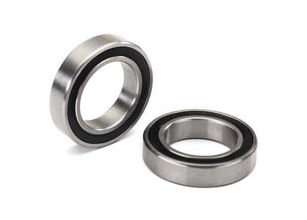 Ball bearing, black rubber sealed (20x32x7mm) (2)  TRA5196A