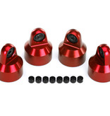 Traxxas Shock caps, aluminum (red-anodized) TRA7764R