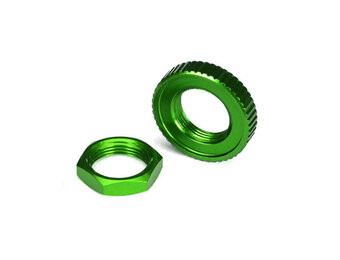 Traxxas Green Anodized Aluminum Servo Saver Nuts TRA8345G