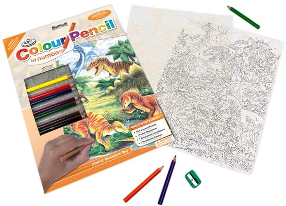 Dinosaur's Day Pencil by Number